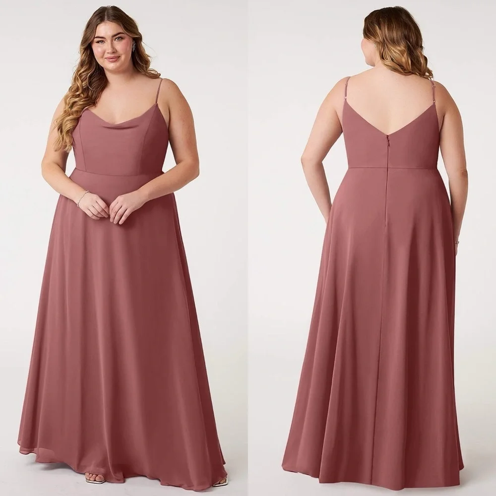 Elegant Mauve Evening Gown - Picture 1 of 6